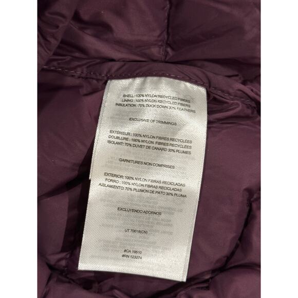 (XS) $170 Lolë La Emeline Jacket Maroon Down Puffer - Picture 10 of 11